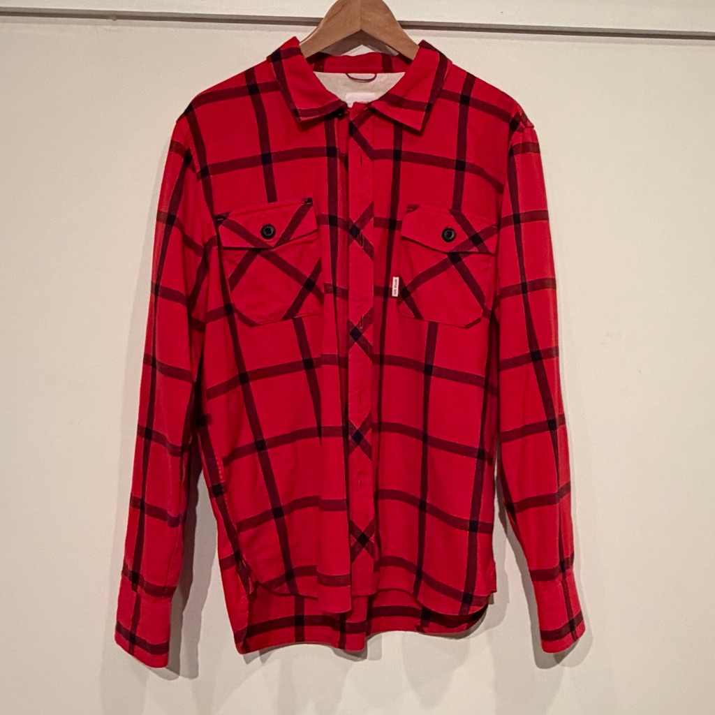 Topo Designs Red And Black Checkered Shirt